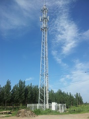 Three Tube Communication Tower